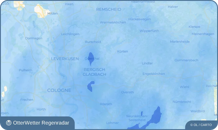 Wetter-Widget-Vorschau mit Vorhersagedaten für Spitze