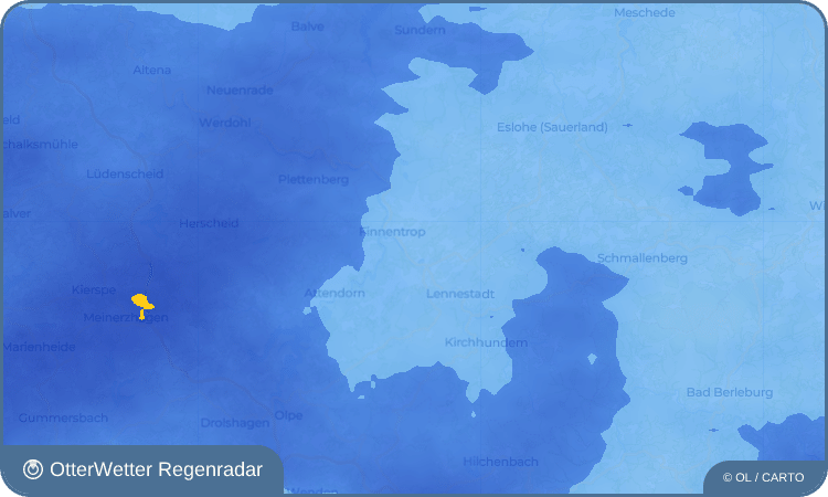 OtterWetter Regenradar-Widget Sporke