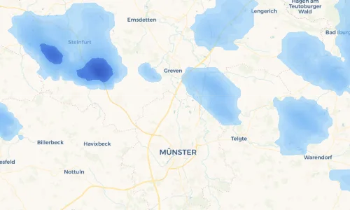 Regenradar Vorschaubild - Aktuelle Niederschläge in Sprakel und Umgebung