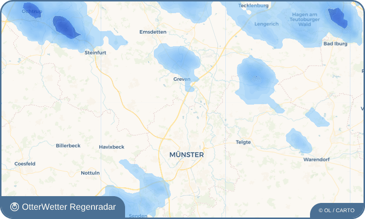 OtterWetter Regenradar-Widget Sprakel