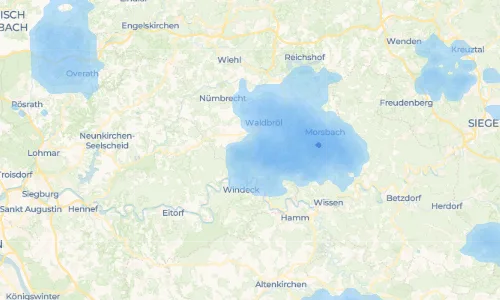 Regenradar Vorschaubild - Aktuelle Niederschläge in Spurkenbach und Umgebung