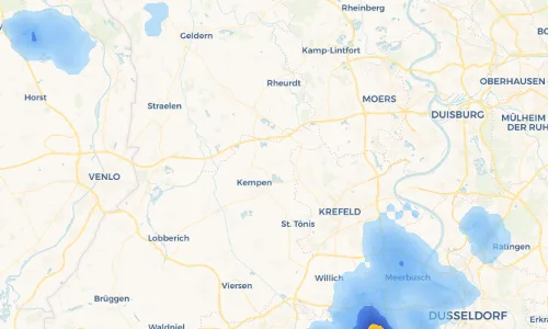 Regenradar Vorschaubild - Aktuelle Niederschläge in St. Hubert und Umgebung