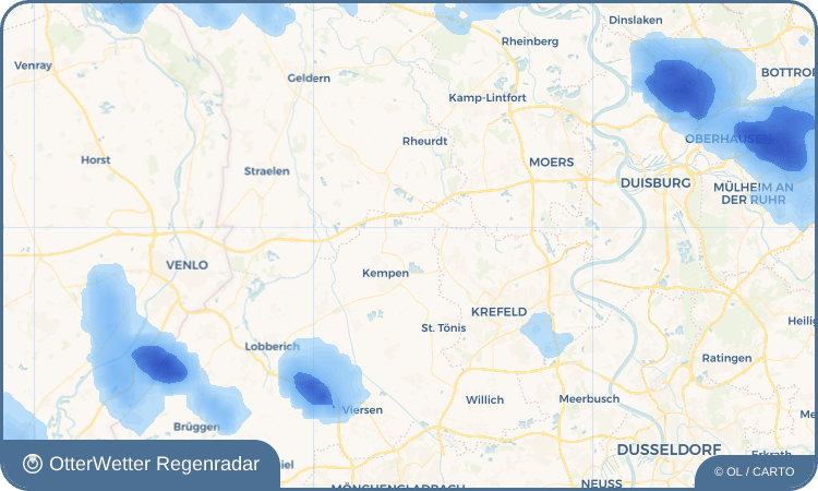 OtterWetter Regenradar-Widget St. Hubert