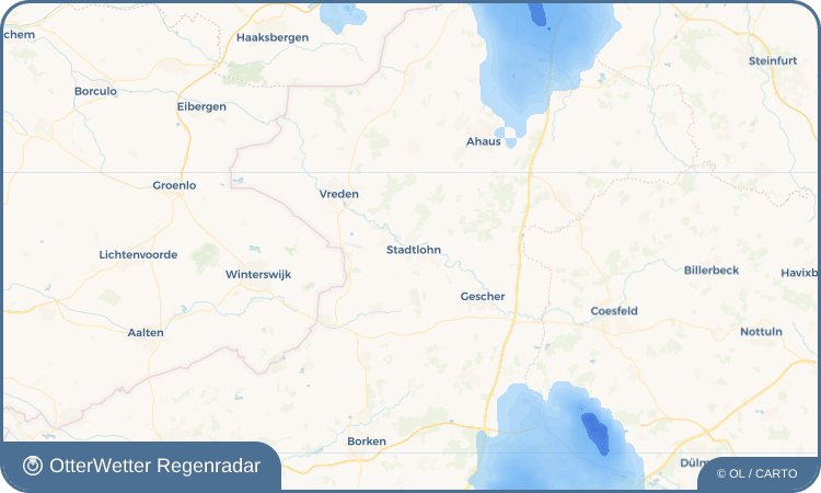 OtterWetter Regenradar-Widget Stadtlohn