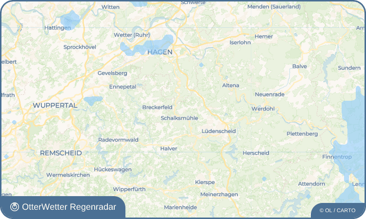 OtterWetter Regenradar-Widget Stallhaus