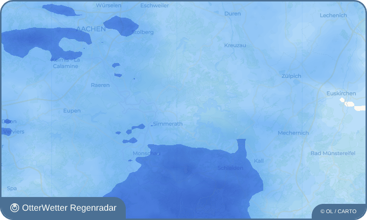 OtterWetter Regenradar-Widget Steckenborn