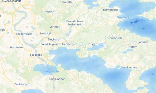 Regenradar Stein: aktuelle Niederschläge in Stein und Umgebung, Stand 22. Oktober 2026 um 9:50 Uhr