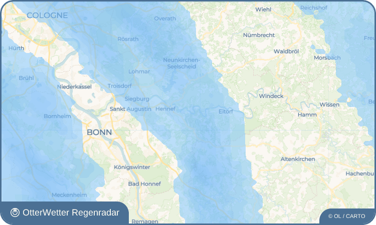 OtterWetter Regenradar-Widget Stein