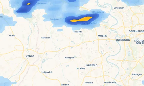 Regenradar Vorschaubild - Aktuelle Niederschläge in Stenden und Umgebung