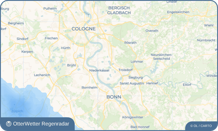 OtterWetter Regenradar-Widget Stockem