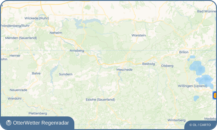 OtterWetter Regenradar-Widget Stockhausen