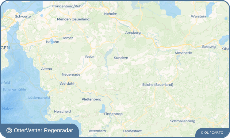 OtterWetter Regenradar-Widget Stockum (Sauerland)