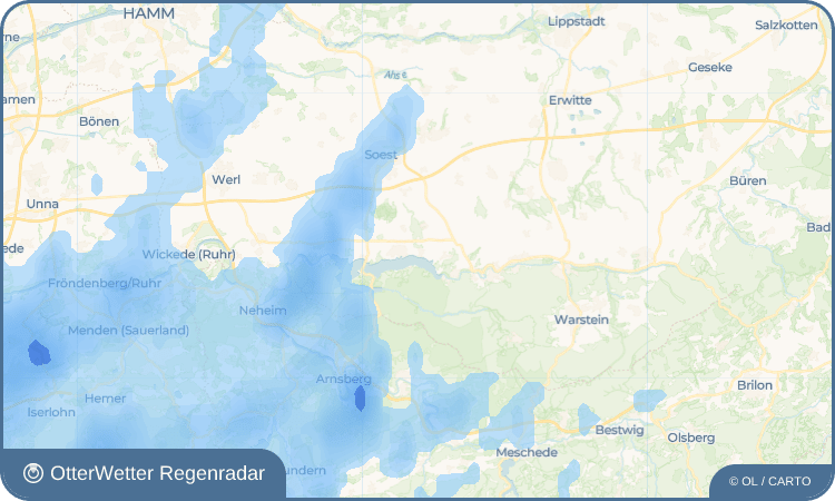 Wetter-Widget-Vorschau mit Vorhersagedaten für Stockum