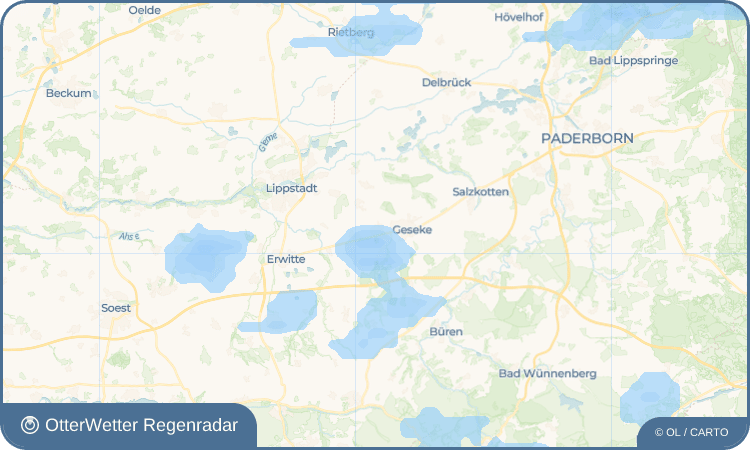 Wetter-Widget-Vorschau mit Vorhersagedaten für Störmede