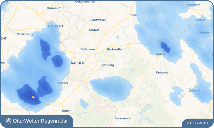 OtterWetter Regenradar-Widget Stolberg