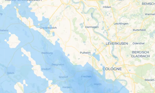 Regenradar Vorschaubild - Aktuelle Niederschläge in Stommeln und Umgebung