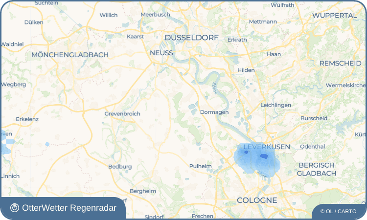 OtterWetter Regenradar-Widget Straberg