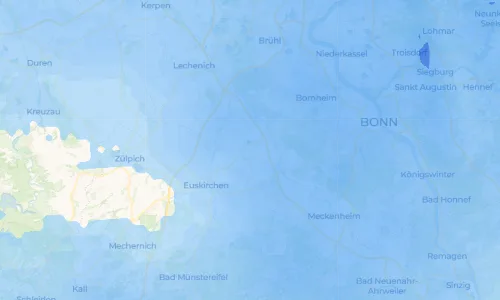 Regenradar Straßfeld: aktuelle Niederschläge in Straßfeld und Umgebung, Stand 17. Oktober 2026 um 19:55 Uhr