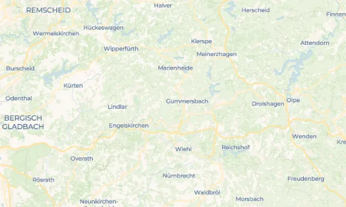 Regenradar Vorschaubild - Aktuelle Niederschläge in Strombach und Umgebung