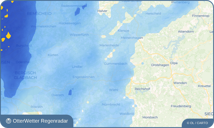 OtterWetter Regenradar-Widget Strombach