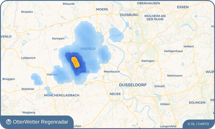 Widget-Vorschau für Strümp Wetter-Widget-Vorschau mit Vorhersagedaten für Strümp