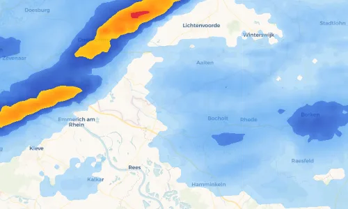 Regenradar Vorschaubild - Aktuelle Niederschläge in Suderwick und Umgebung