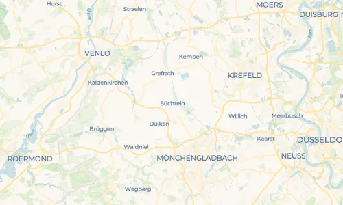 Regenradar Vorschaubild - Aktuelle Niederschläge in Süchteln und Umgebung