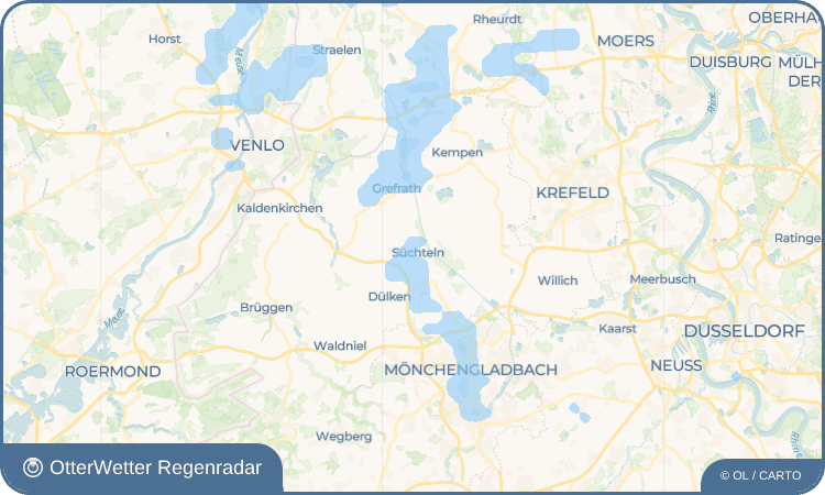 OtterWetter Regenradar-Widget Süchteln