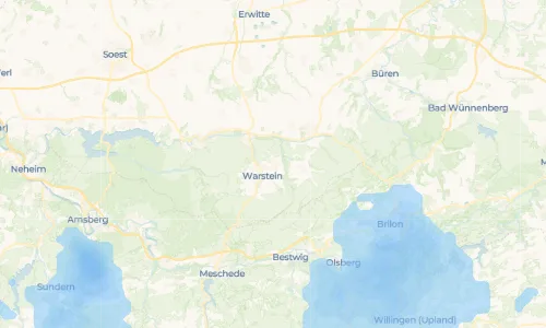 Regenradar Vorschaubild - Aktuelle Niederschläge in Suttrop und Umgebung