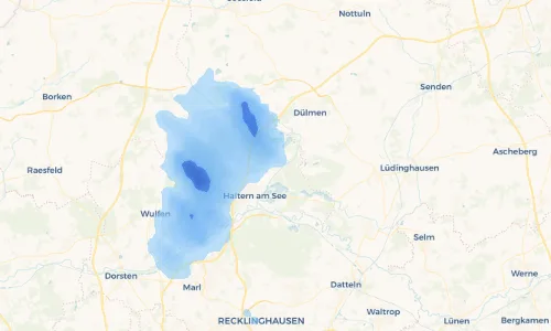 Regenradar Vorschaubild - Aktuelle Niederschläge in Sythen und Umgebung