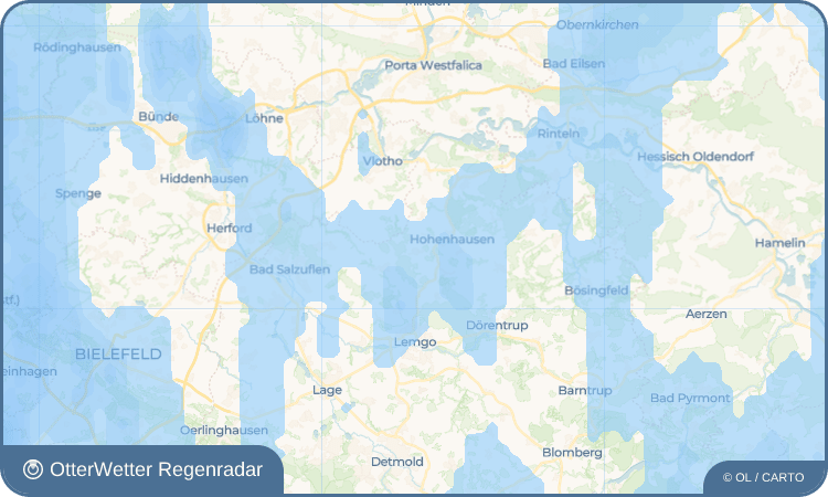 OtterWetter Regenradar-Widget Talle