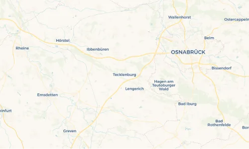 Regenradar Vorschaubild - Aktuelle Niederschläge in Tecklenburg und Umgebung