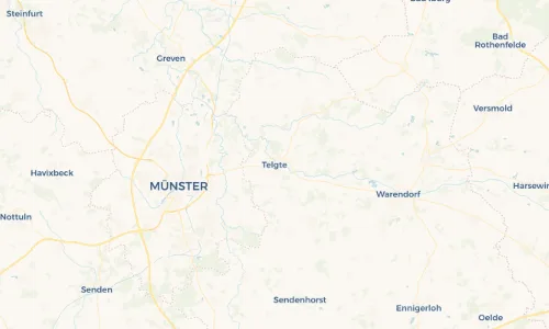 Regenradar Vorschaubild - Aktuelle Niederschläge in Telgte und Umgebung