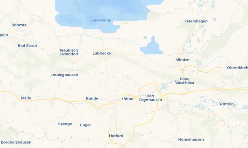 Regenradar Vorschaubild - Aktuelle Niederschläge in Tengern und Umgebung