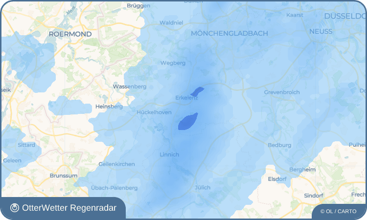OtterWetter Regenradar-Widget Tenholt