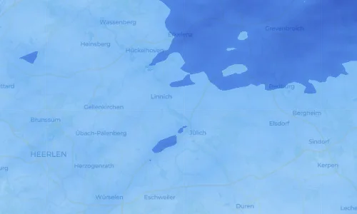 Regenradar Tetz: aktuelle Niederschläge in Tetz und Umgebung, Stand 22. Oktober 2026 um 8:15 Uhr
