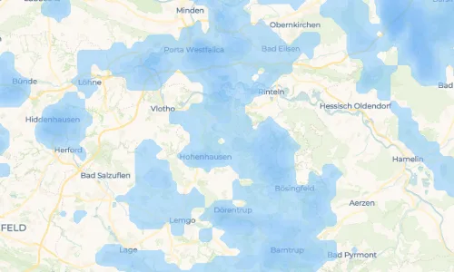Regenradar Vorschaubild - Aktuelle Niederschläge in Tevenhausen und Umgebung