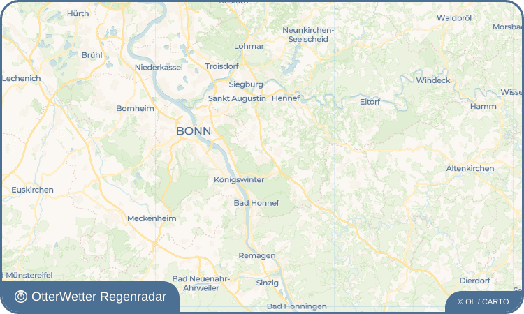 OtterWetter Regenradar-Widget Thomasberg