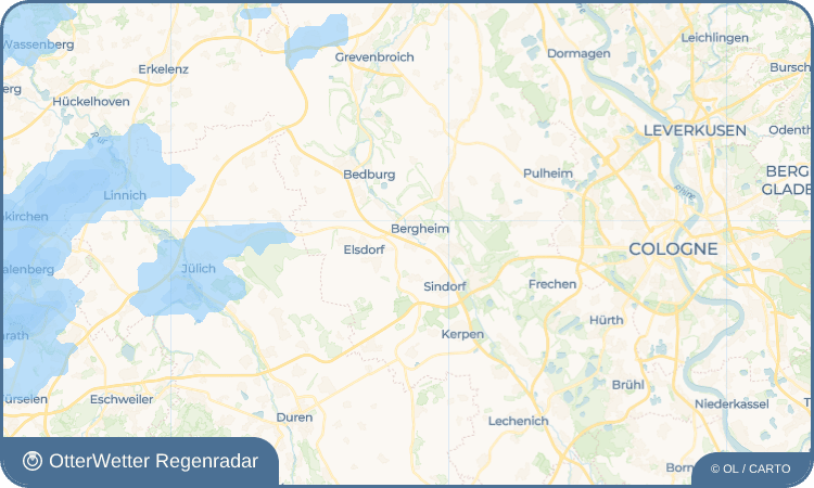 OtterWetter Regenradar-Widget Thorr