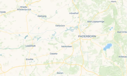 Regenradar Thüle: aktuelle Niederschläge in Thüle und Umgebung, Stand 24. Oktober 2026 um 1:55 Uhr
