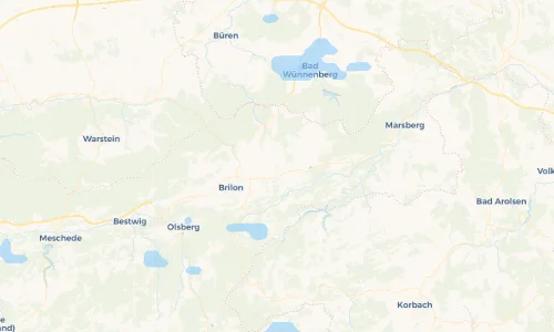 Regenradar Vorschaubild - Aktuelle Niederschläge in Thülen und Umgebung