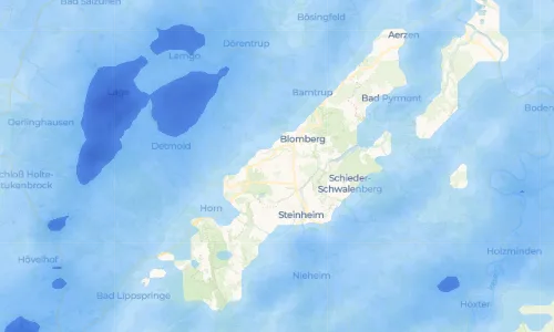 Regenradar Vorschaubild - Aktuelle Niederschläge in Tintrup und Umgebung