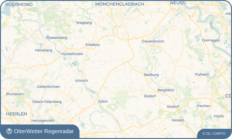 OtterWetter Regenradar-Widget Titz