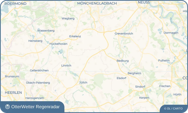Wetter-Widget-Vorschau mit Vorhersagedaten für Titz