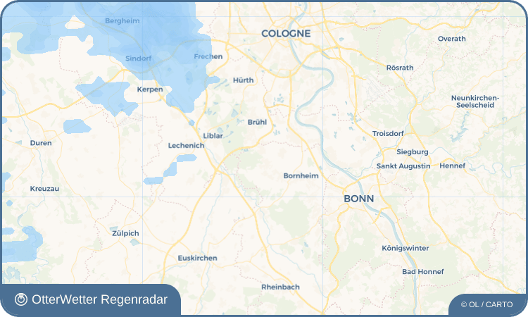 OtterWetter Regenradar-Widget Trippelsdorf