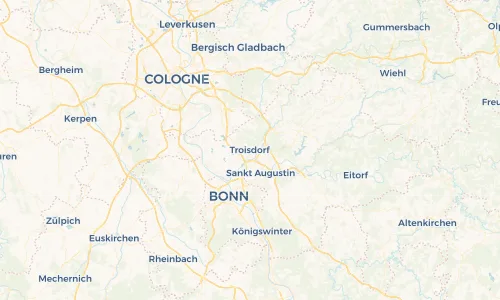 Regenradar Vorschaubild - Aktuelle Niederschläge in Troisdorf und Umgebung
