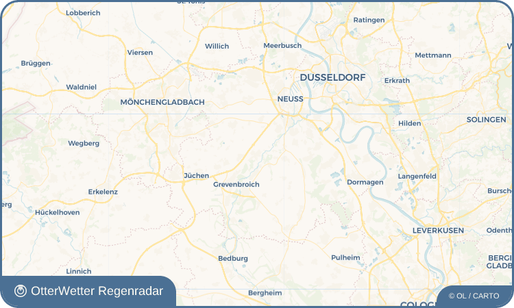 OtterWetter Regenradar-Widget Tüschenbroich
