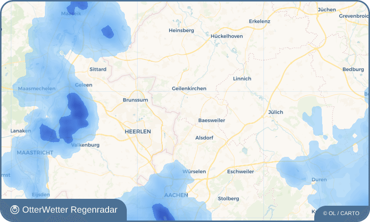 OtterWetter Regenradar-Widget Übach-Palenberg