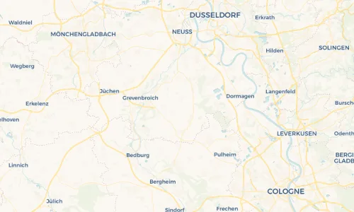 Regenradar Vorschaubild - Aktuelle Niederschläge in Ueckinghoven und Umgebung