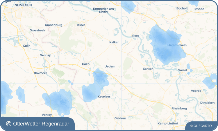 OtterWetter Regenradar-Widget Uedem